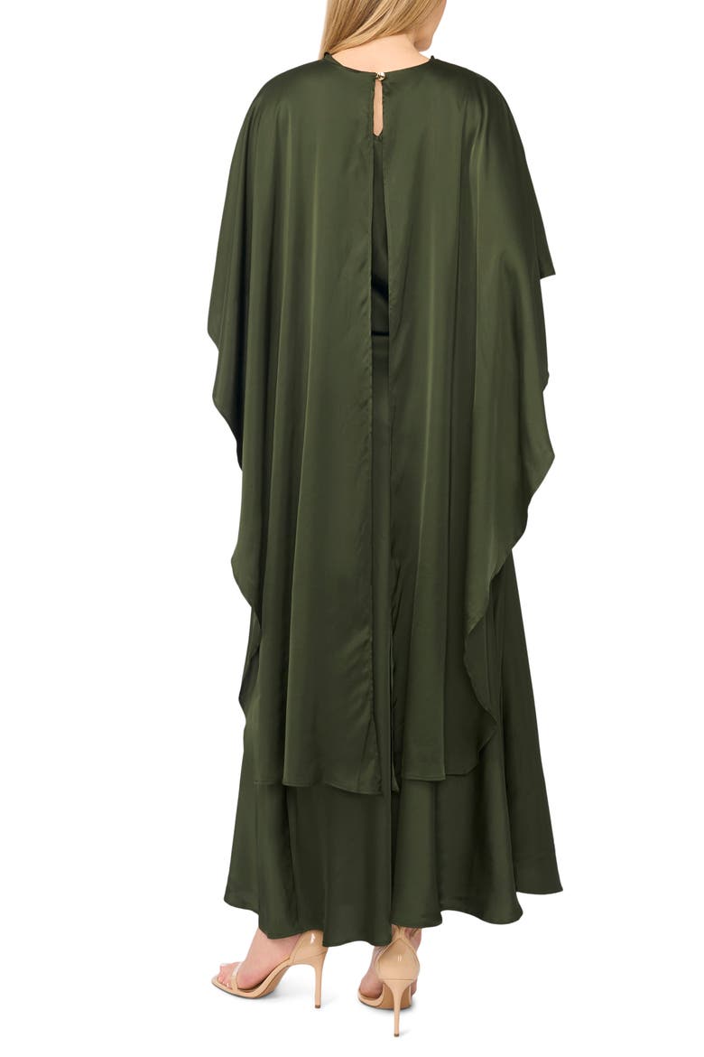 Marigold Cape Dress, Alternate, color, MEADOW MOSS