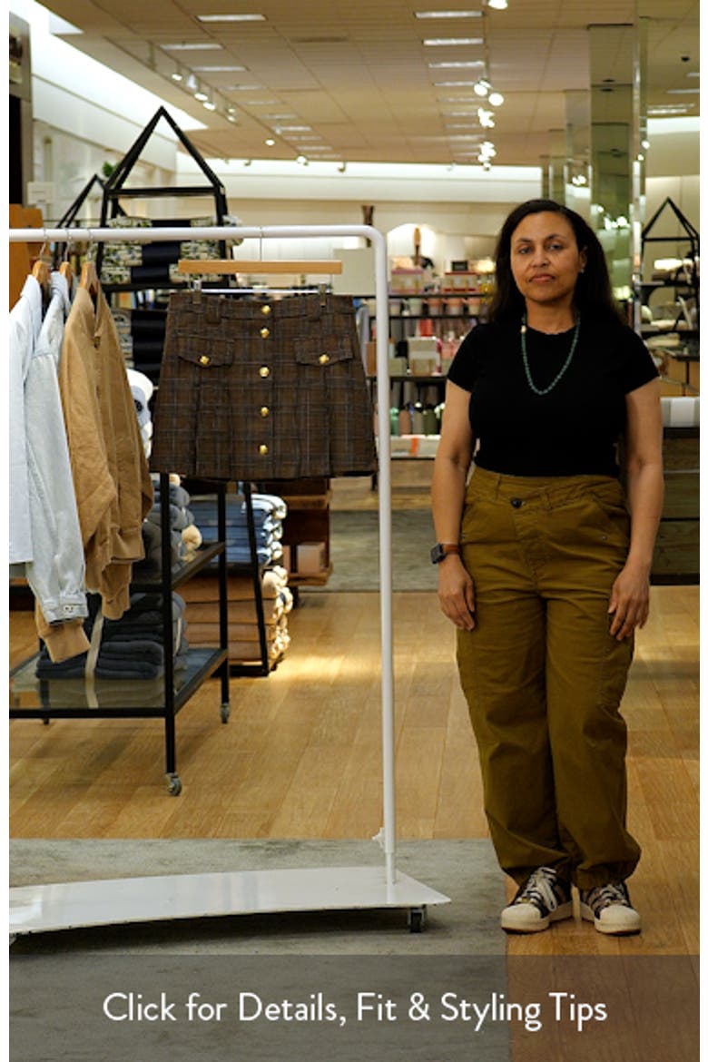 Pleated Check Miniskort video