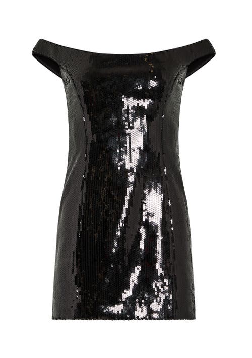 Retroféte Retrofête Dannie Sequin Dress In Black