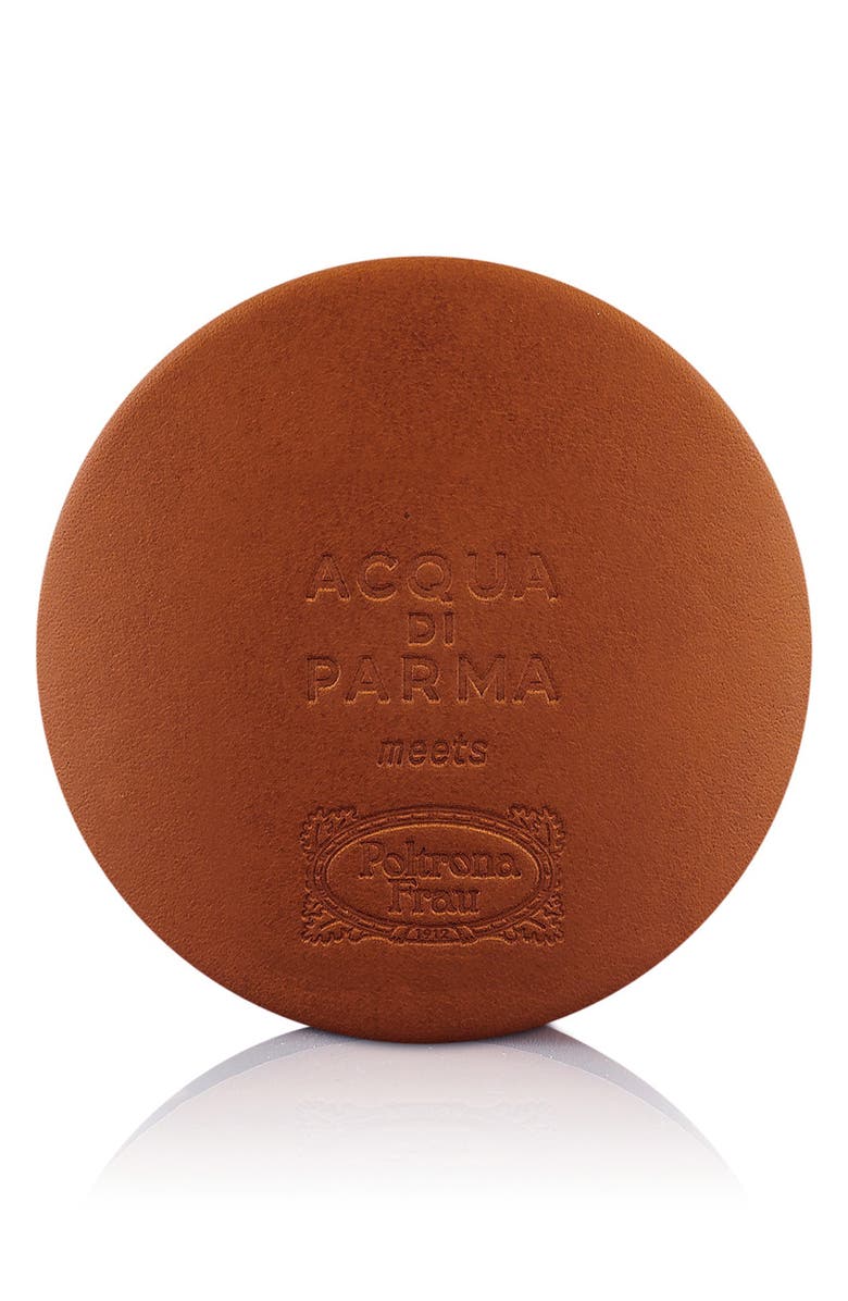 Acqua di Parma x Poltrona Frau Brown Car Diffuser Leather Case, Main, color, 