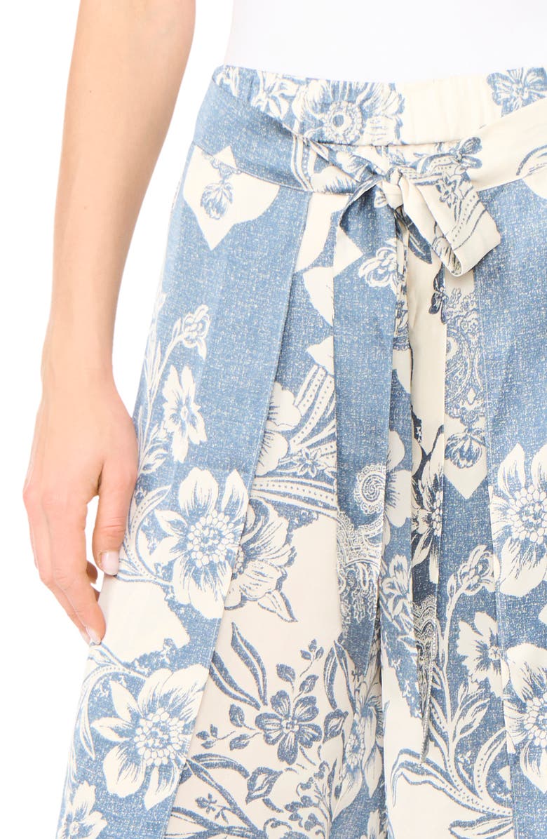 Parker Tie Waist Walk Through Pants, Alternate, color, Denim