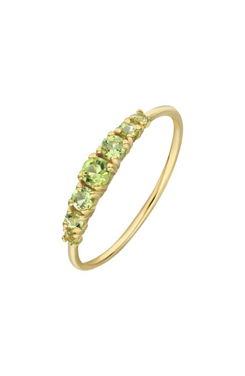 14K Gold Multi-Stone Ring
