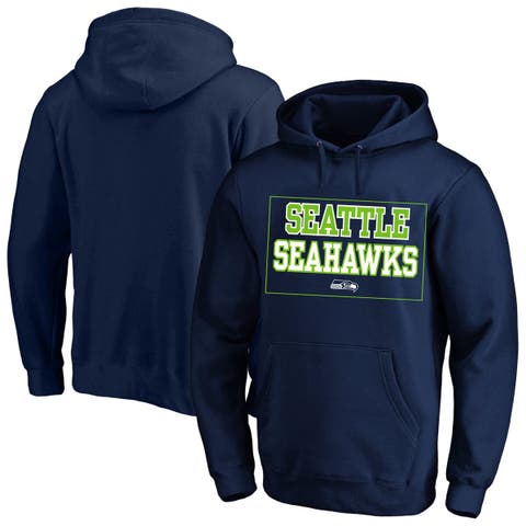 Men's Fanatics  College Navy Seattle Seahawks Big & Tall Fleece Hoodie