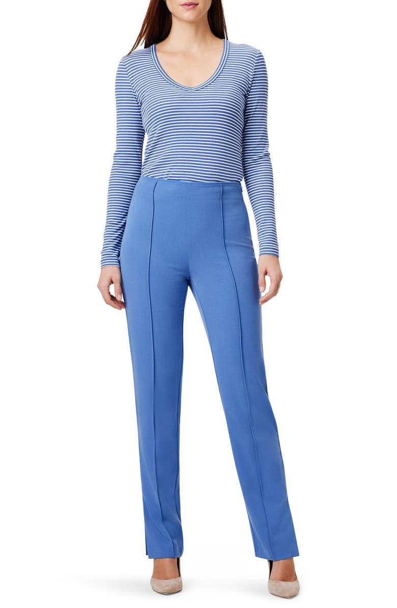 NIC+ZOE 31 Avenue Vented Hem Pants, Alternate, color, Morning Glory