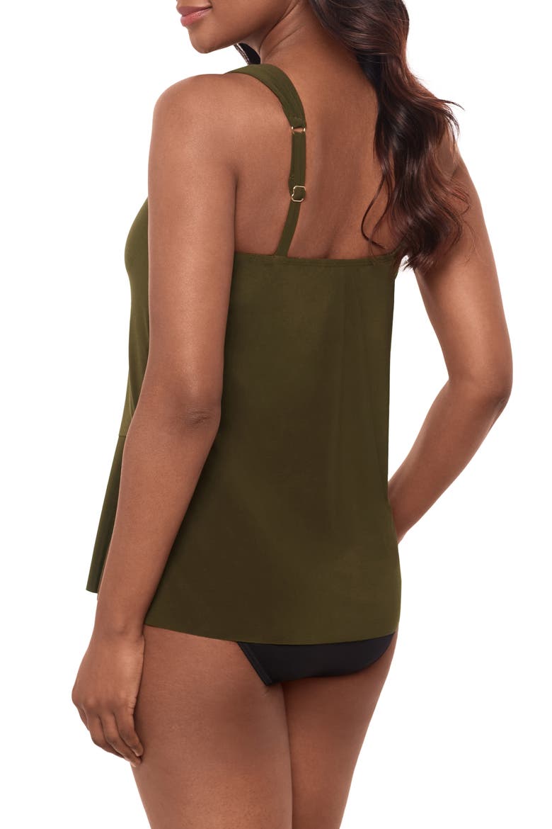 Razzle Dazzle Underwire Tankini Top, Alternate, color, NORI