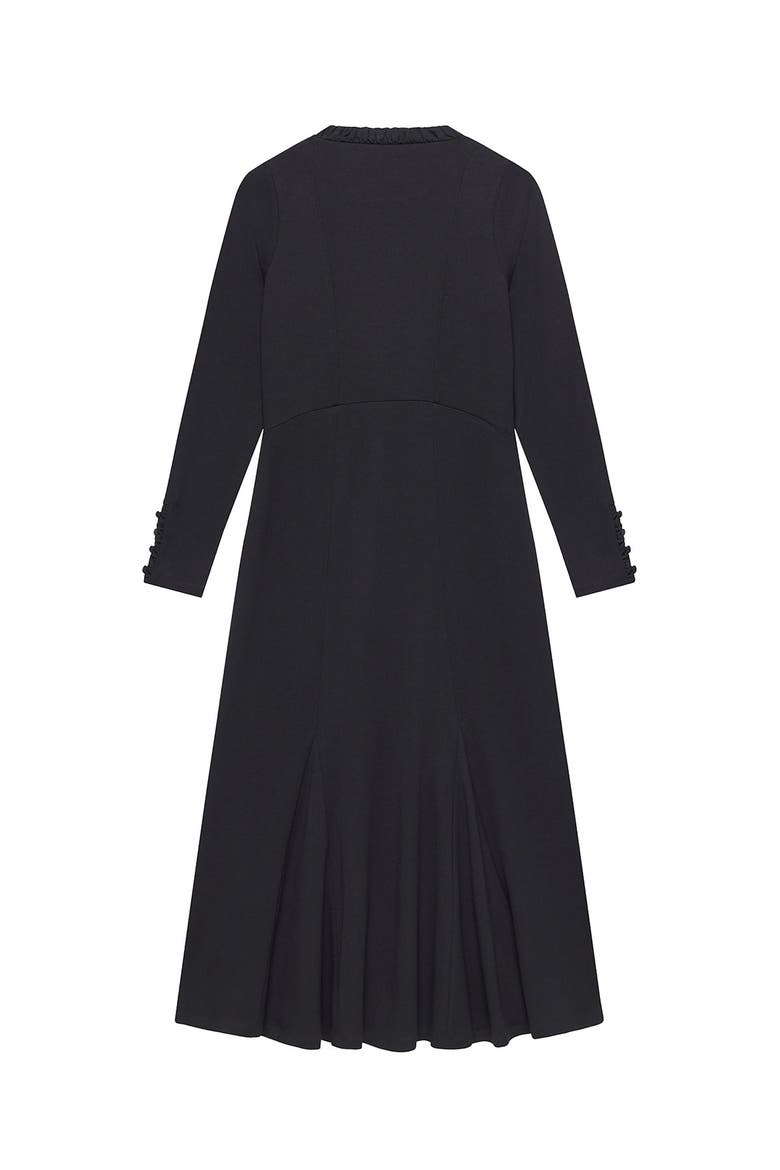 Jersey Midi Dress, Alternate, color, Black