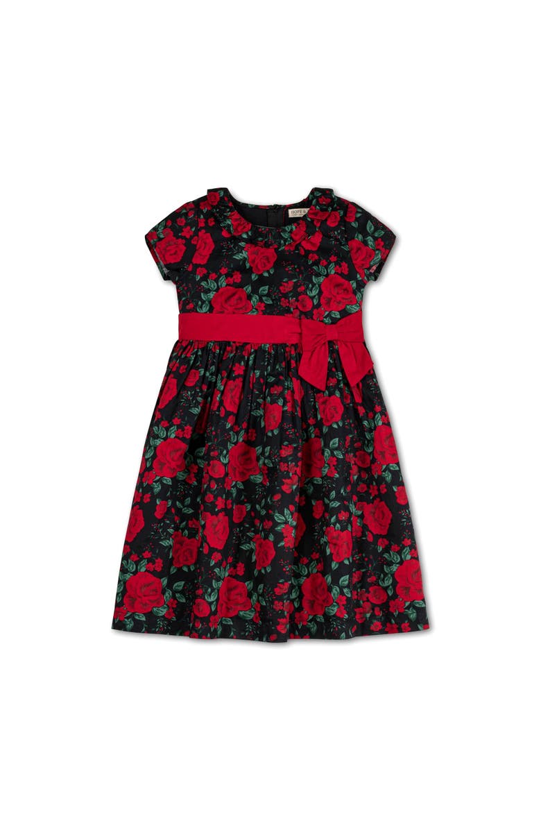 Hope & Henry Girls' Ruffle Collar Party Dress, Toddler, Main, color,