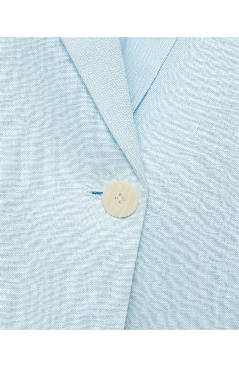 MANGO Boreli Linen Blazer, Alternate, color,