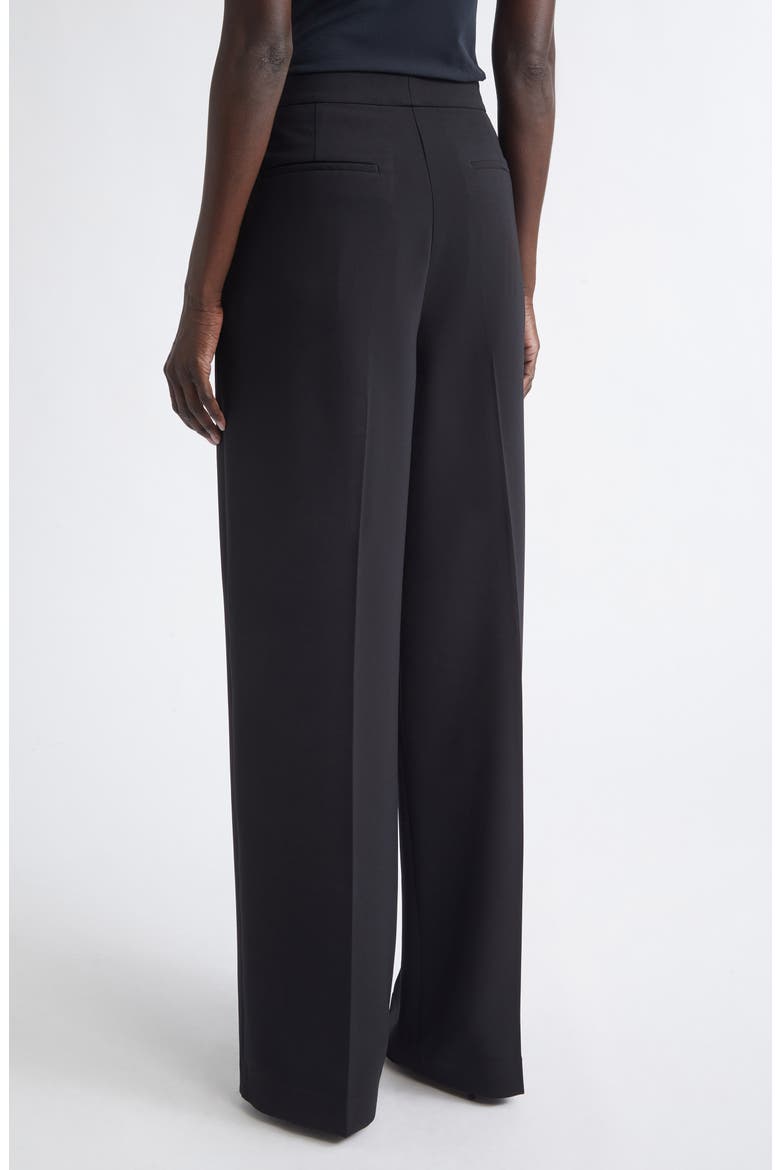 Maddie Stretch Wide Leg Pants, Alternate, color, BLACK
