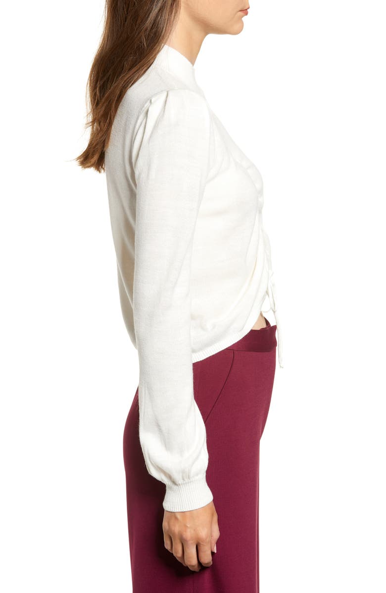 CHRISELLE LIM COLLECTION Chriselle Lim Madison Ruched Sweater, Alternate, color, 