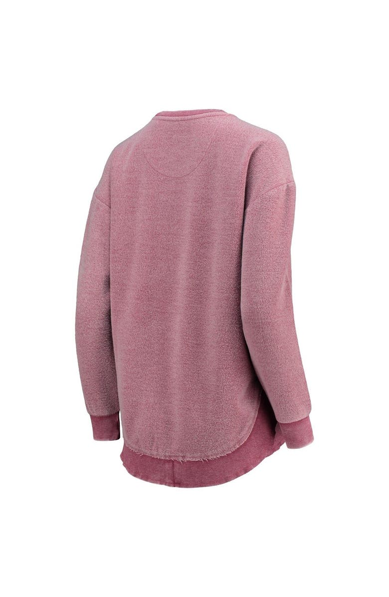 PRESSBOX Women's Pressbox Crimson Alabama Crimson Tide Ponchoville Pullover Sweatshirt, Alternate, color, 