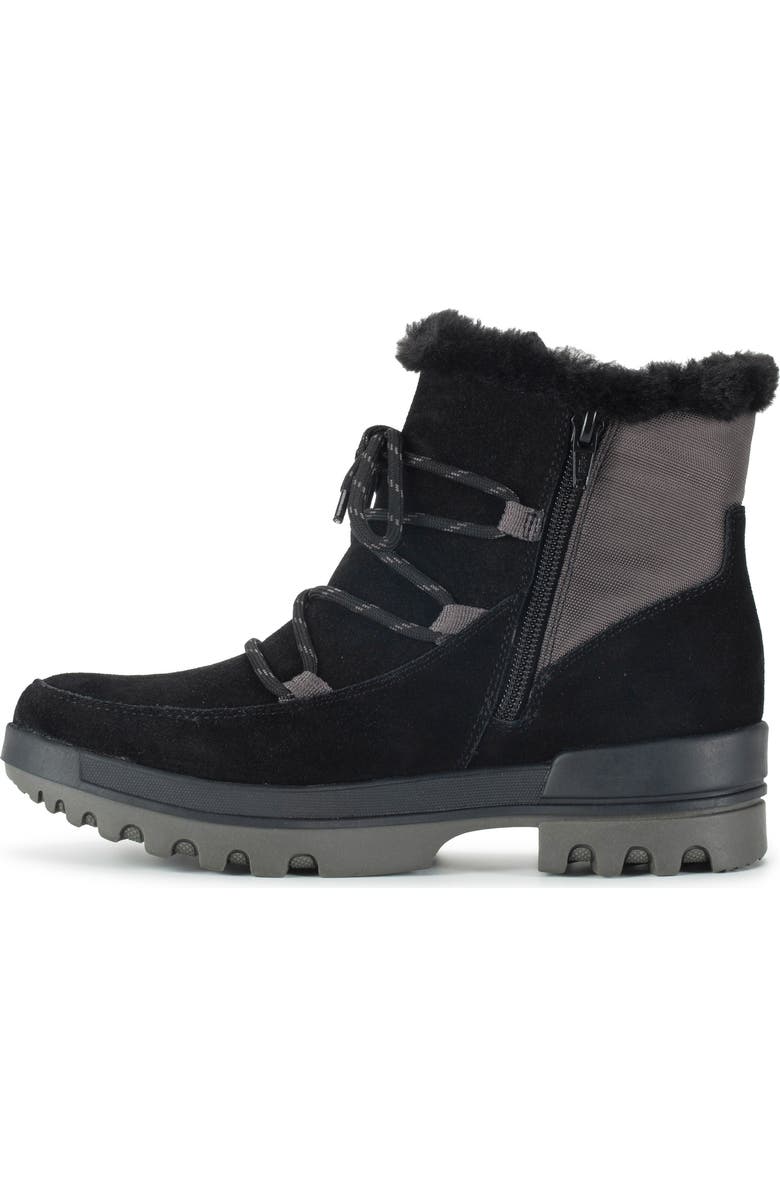 BARETRAPS Nadya Faux Shearling Waterproof Bootie, Alternate, color, Black