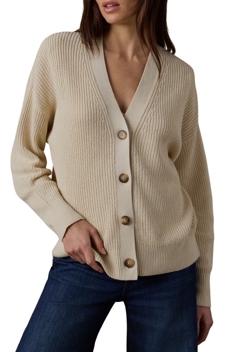 Miramar Linen & Organic Cotton Cardigan, Main, color, SUMMER SAND