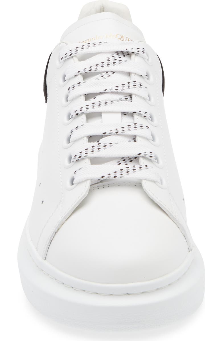 McQueen Oversized Sneaker, Alternate, color, White/ Black