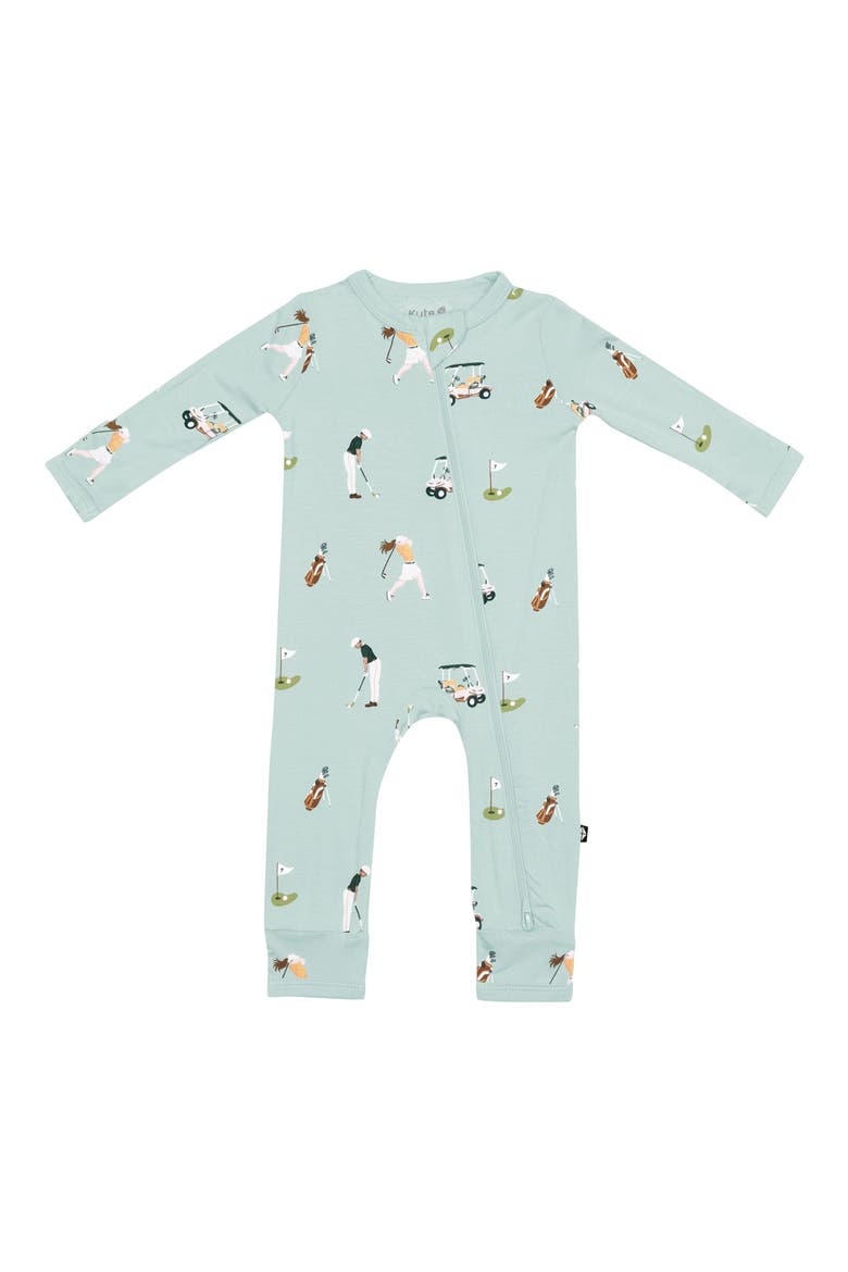 Two-Way Zip Romper, Main, color, GOLF