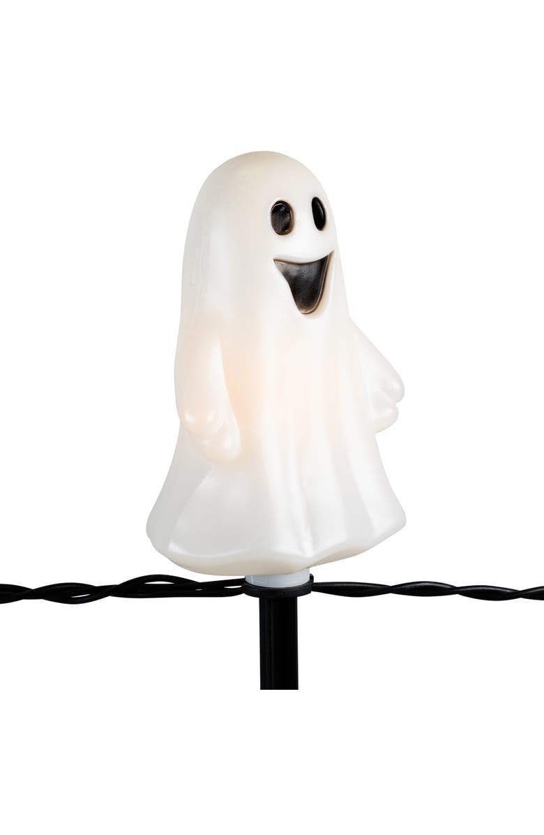 Northlight Lighted Ghost Shaped Halloween Outdoor Pathway Markers - 13" - Set of 5, Alternate, color, 