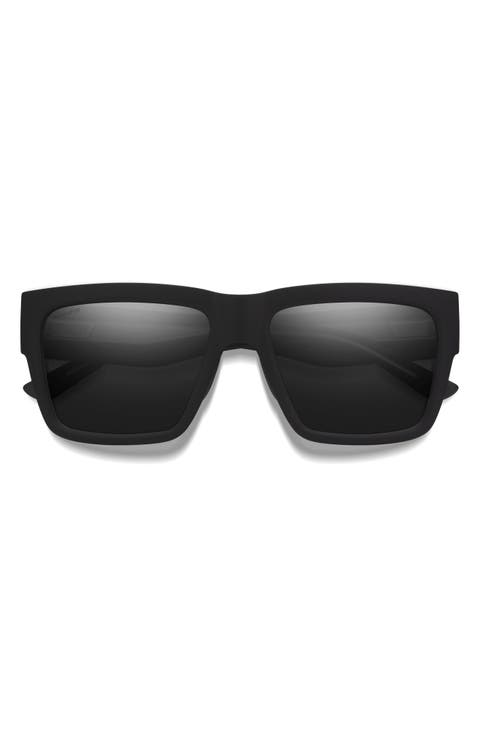 Lineup 58mm ChromaPop™ Polarized Rectangular Sunglasses