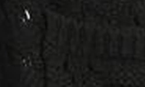 Amuse Society Dana Pointelle High-low Cardigan In Black