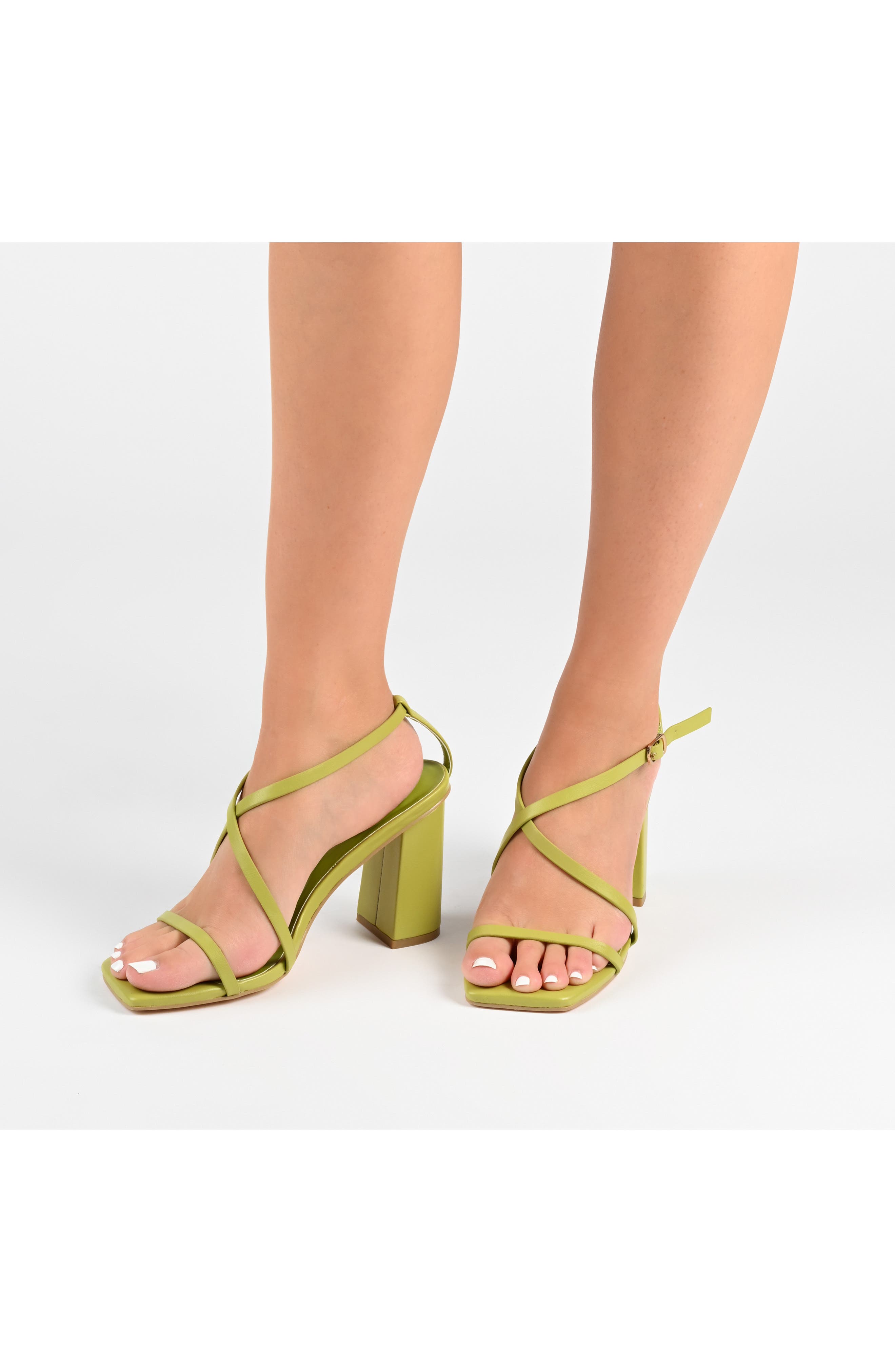 Journee Collection Lenorra Strappy Sandal, Alternate, color, Tan