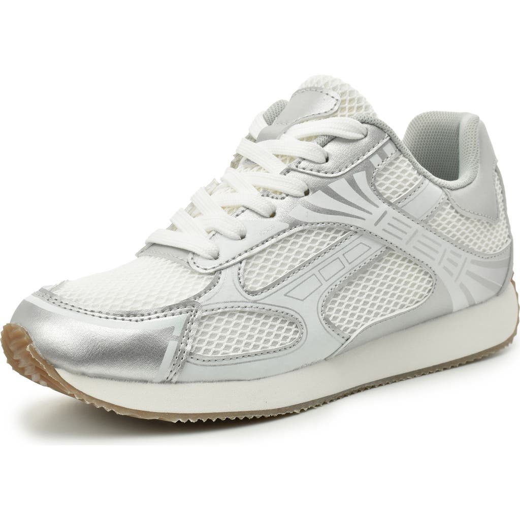 NICOLE MILLER NICOLE MILLER METALLIC MESH SNEAKER