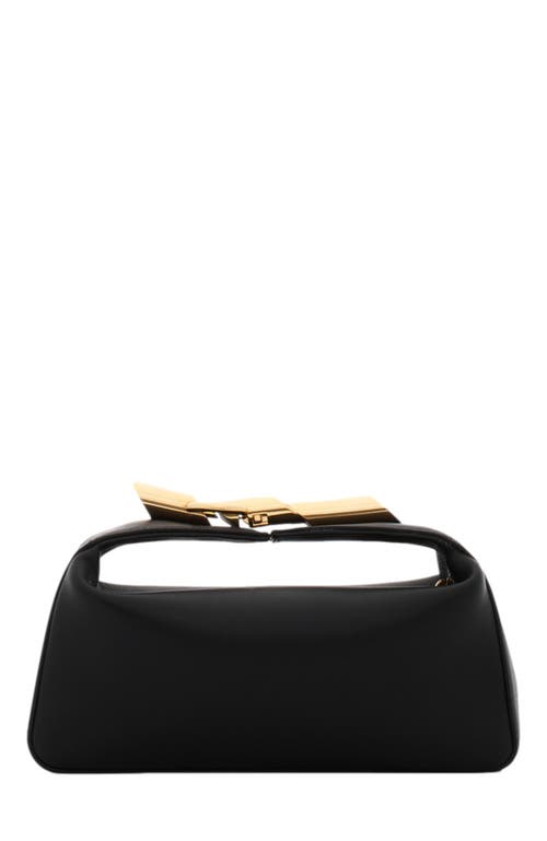 Lanvin Haute Séquence Leather Clutch Bag In Black
