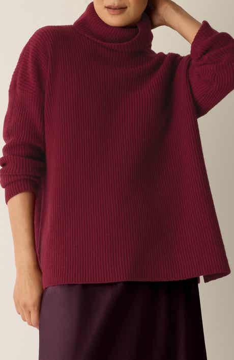Eileen Fisher Rib Turtleneck Sweater