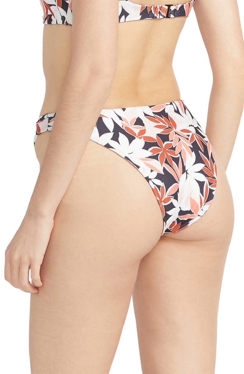 Volcom Check Mate Skimpy Bikini Bottoms, Alternate, color, 