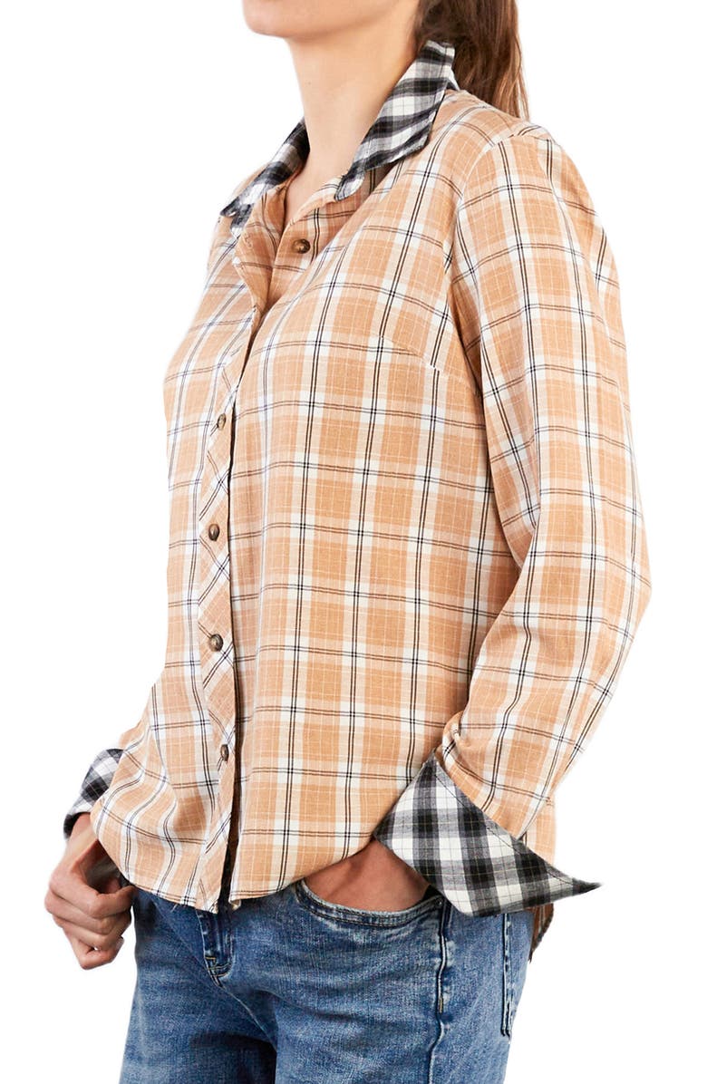 Billy T Something Plaid Shirt, Alternate, color, Plaid Mix