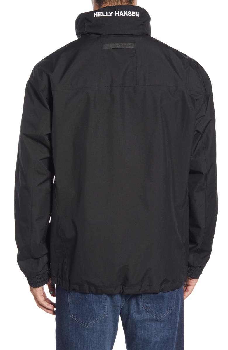 Helly Hansen Dubliner Water & Wind Proof Hooded Jacket, Alternate, color, 990 Black