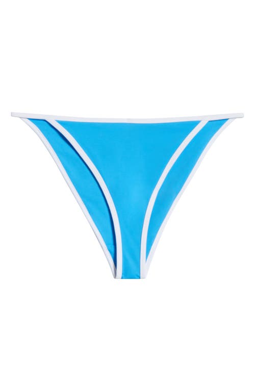 Sporty And Rich Blue Kate Bikini Bottom