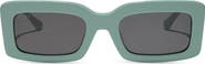 DIFF Indy 51mm Polarized Rectangular Sunglasses