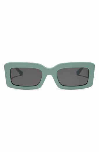 Indy 51mm Polarized Rectangular Sunglasses