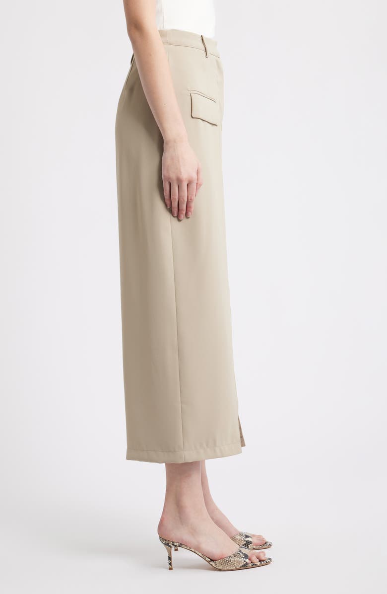Odd Muse The Ultimate Muse Midi Trouser Skirt, Alternate, color, Taupe