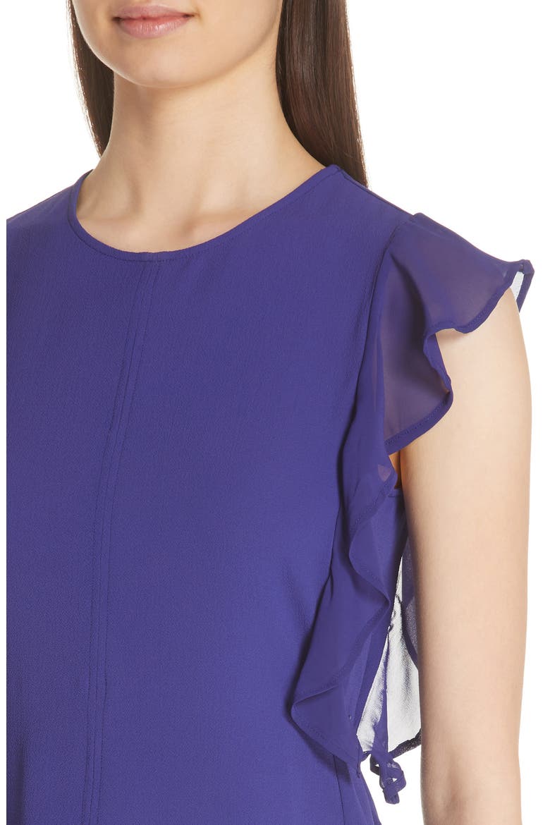 Esvea Ruffled Shell, Alternate, color, DEEP LILAC