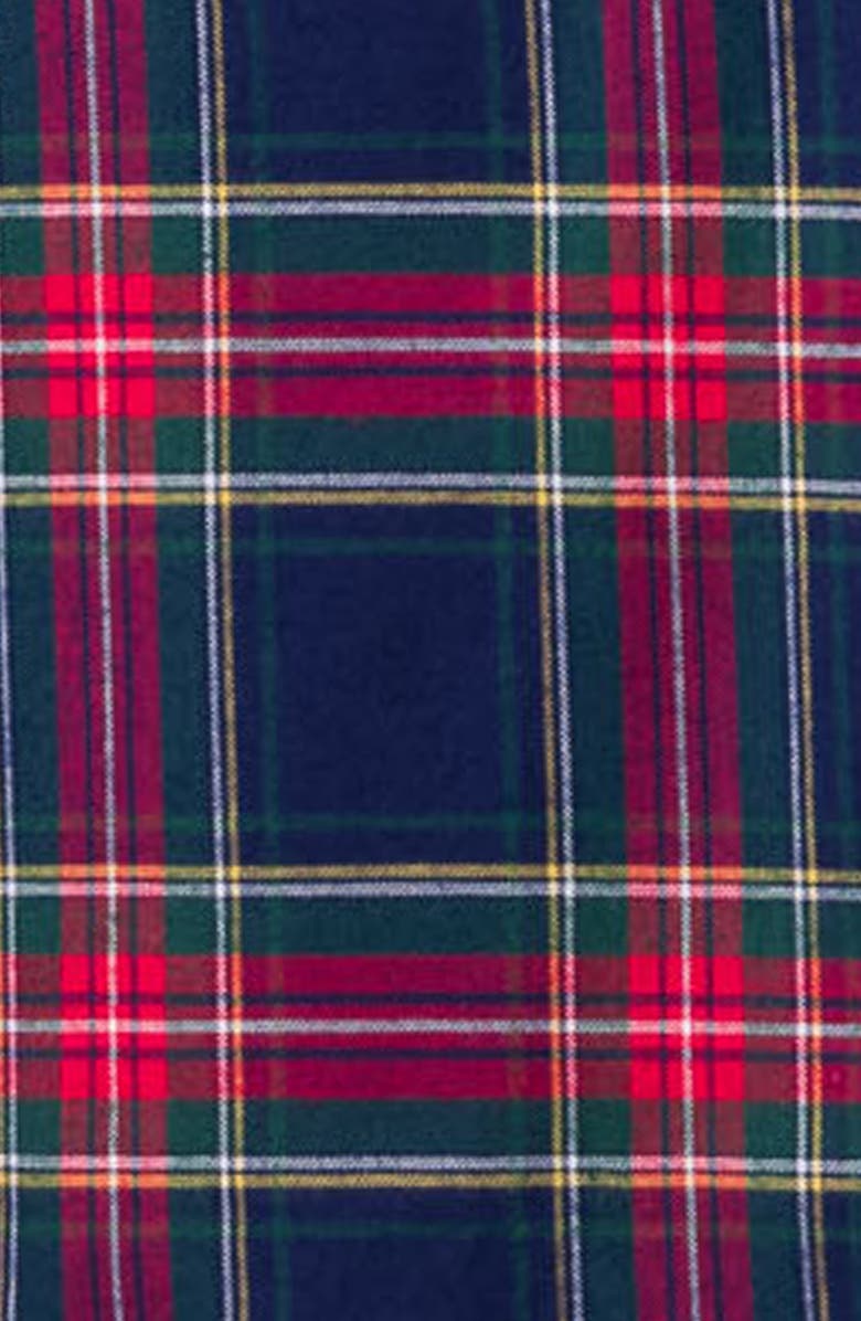 Petite Plume Windsor Tartan Cotton Flannel Nightgown, Alternate, color,