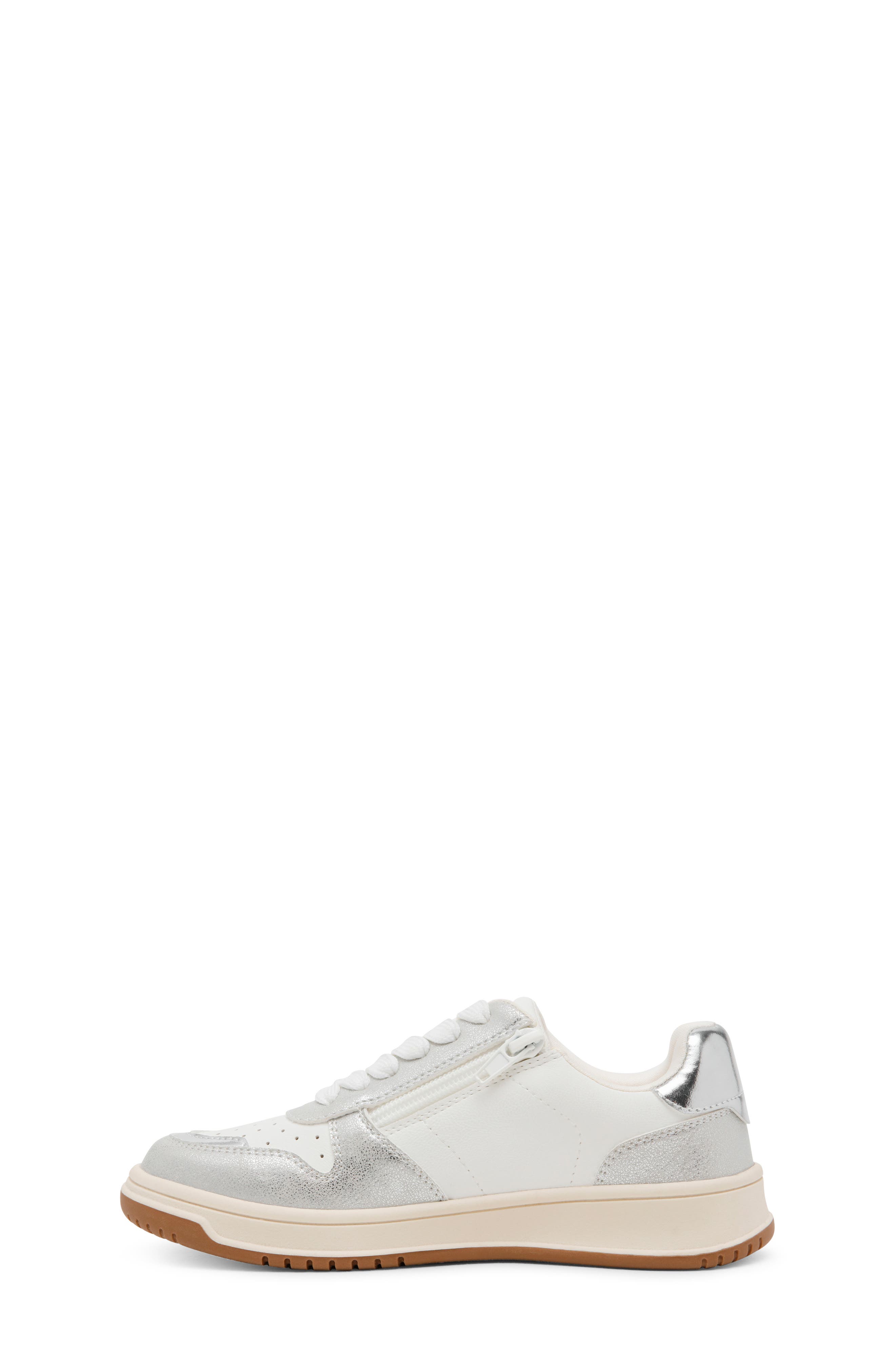 Kids' Pella Sneaker, Alternate, color, SILVER