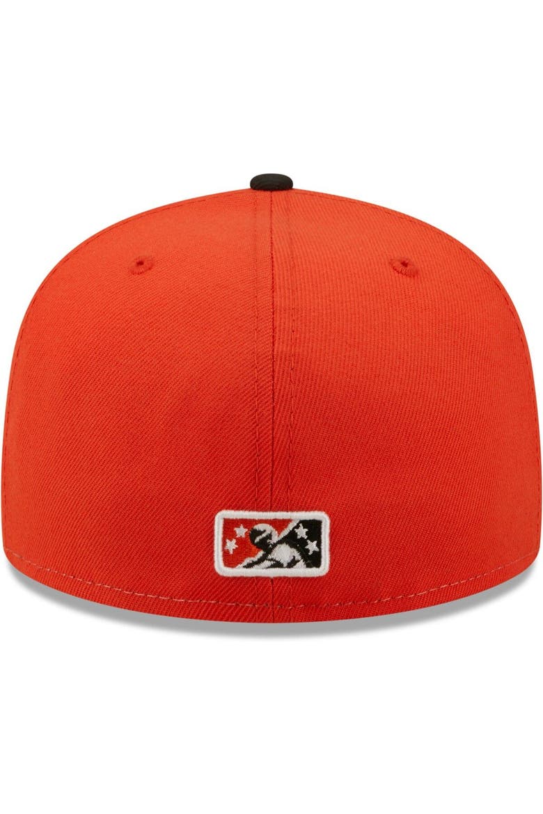 Men's New Era White/Black Pajaritos de Norfolk Copa De La Diversion 59FIFTY Fitted Hat, Alternate, color, White