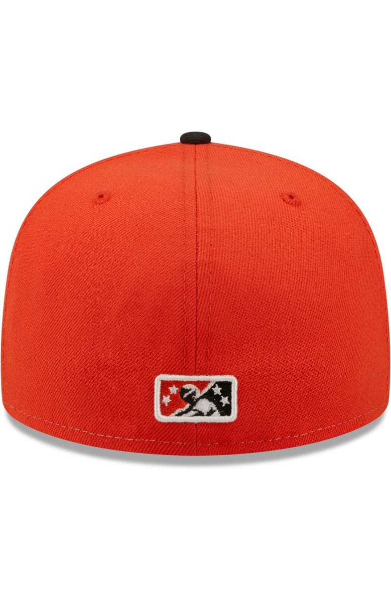 New Era Men's New Era White/Black Pajaritos de Norfolk Copa De La Diversion 59FIFTY Fitted Hat, Alternate, color, White