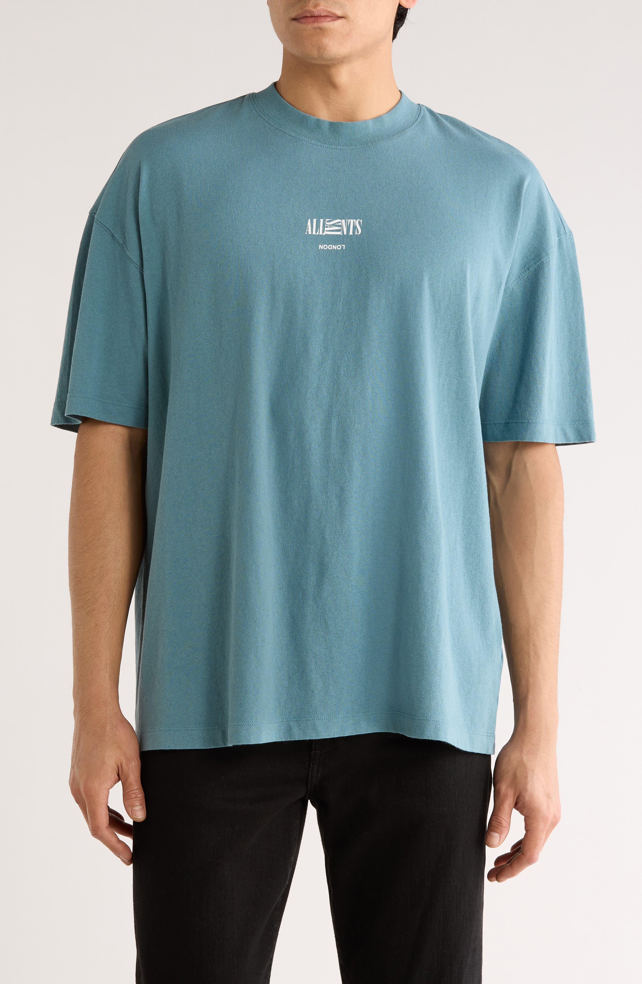 AllSaints Burman Logo Cotton T-Shirt
