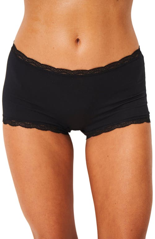 Stripe & Stare Hipster Four Pack In Black