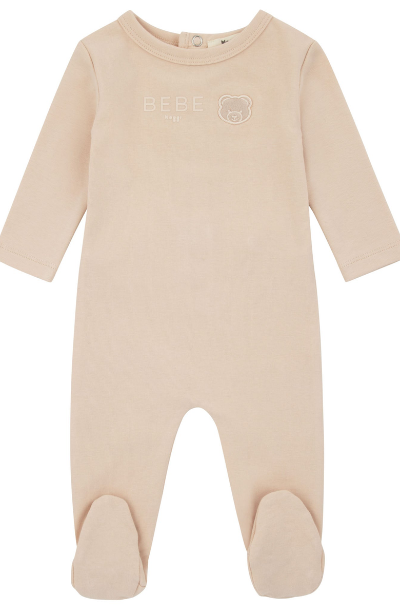 NoggiWear Teddy Footie Pajamas, Main, color, Pink