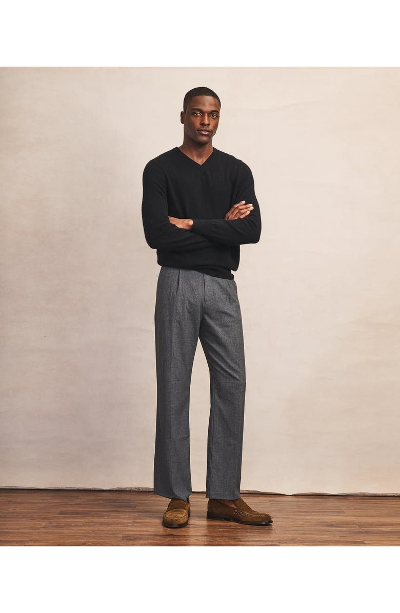 NAADAM The Original Cashmere V-Neck Sweater, Alternate, color, Black