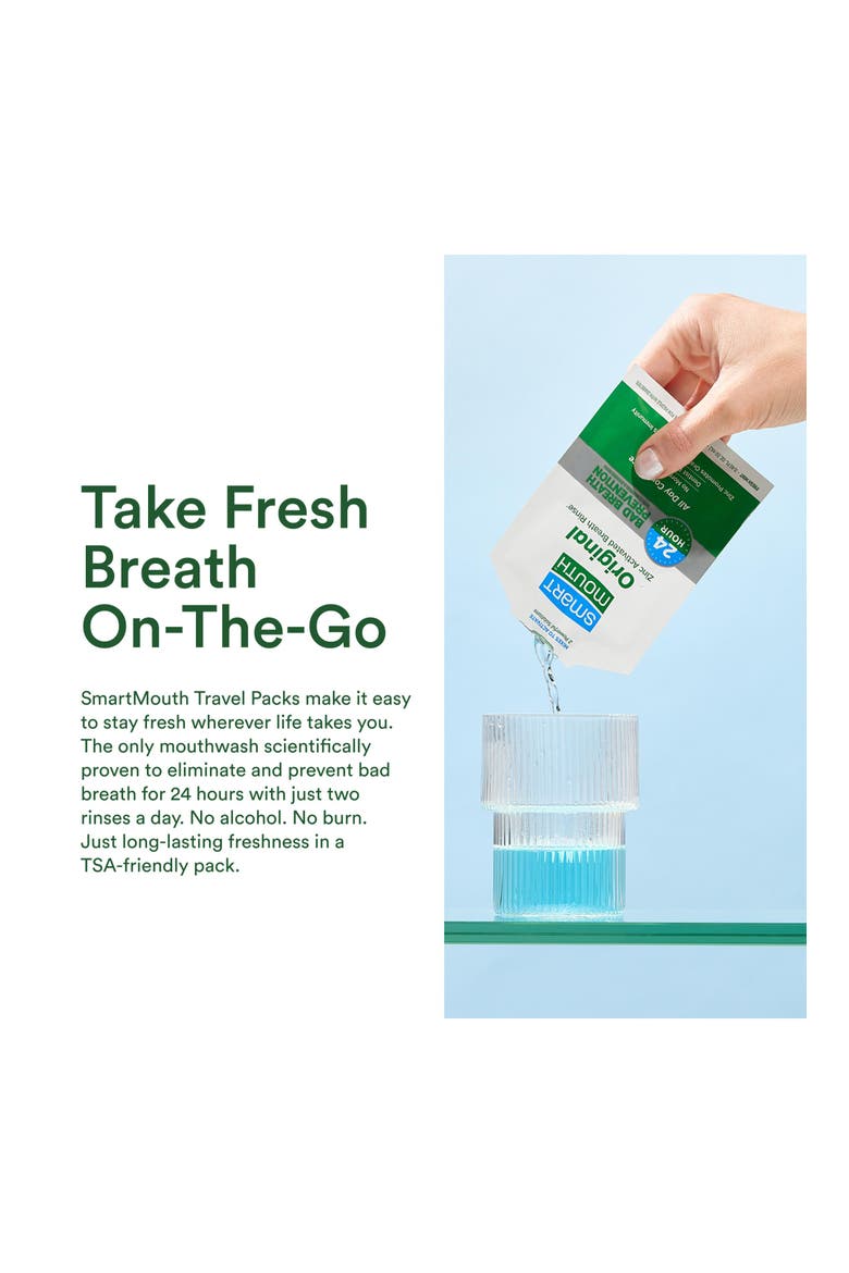 Original Zinc Activated Mouthwash Single Packs Fresh Mint 50 Count 50 Count, Alternate, color, Fresh Mint