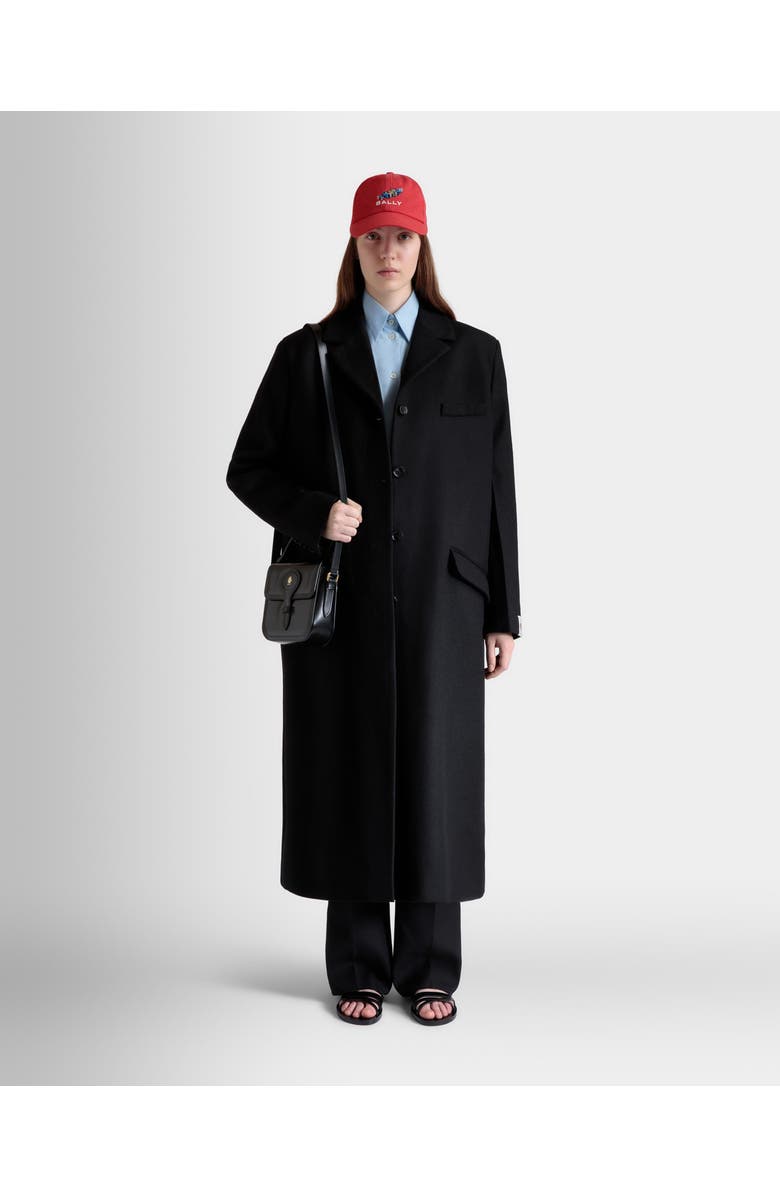 Bally Beckett Minibag In Brushed Leather, Alternate, color, Black