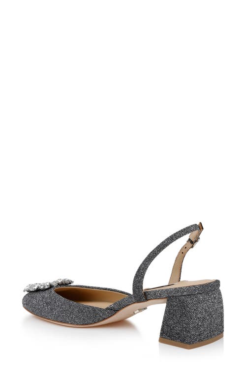 Badgley Mischka Collection Vivia Slingback Pump In Gray