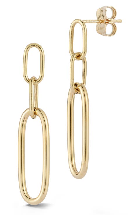 Link Drop Earrings