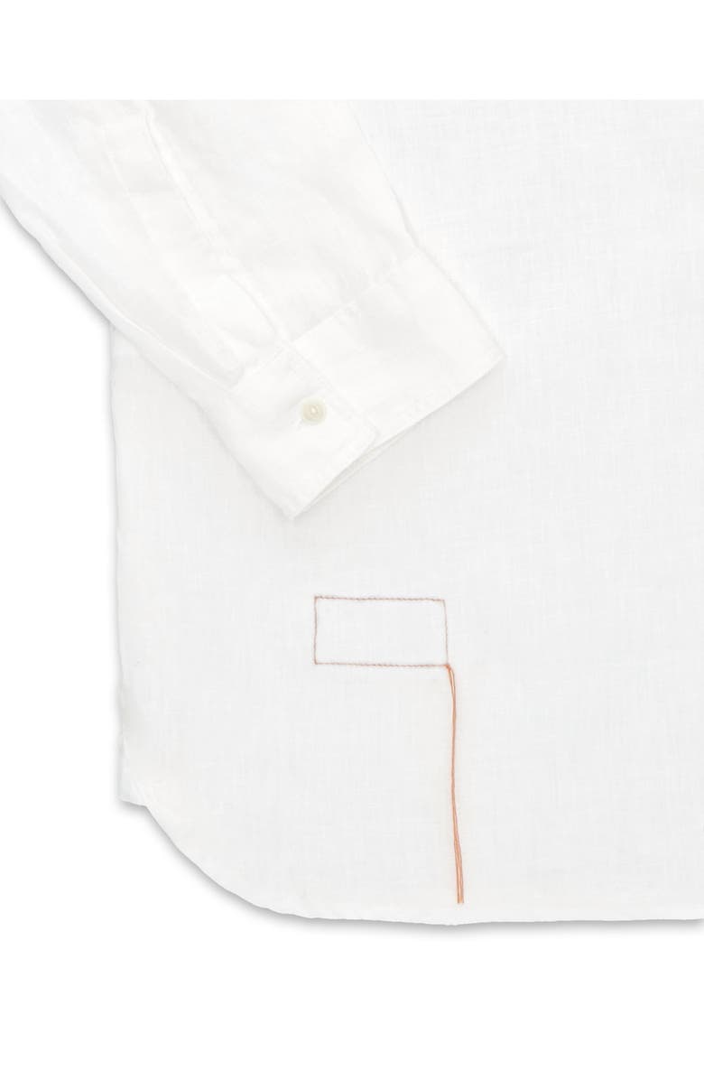 Fortela Work Linen Shirt, Alternate, color, White