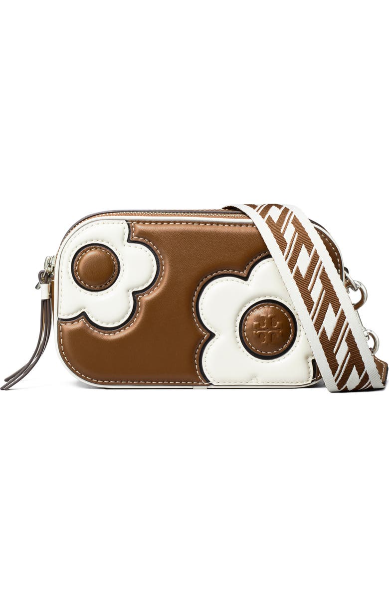 Tory Burch Mini Miller Floral Crossbody Bag, Main, color,