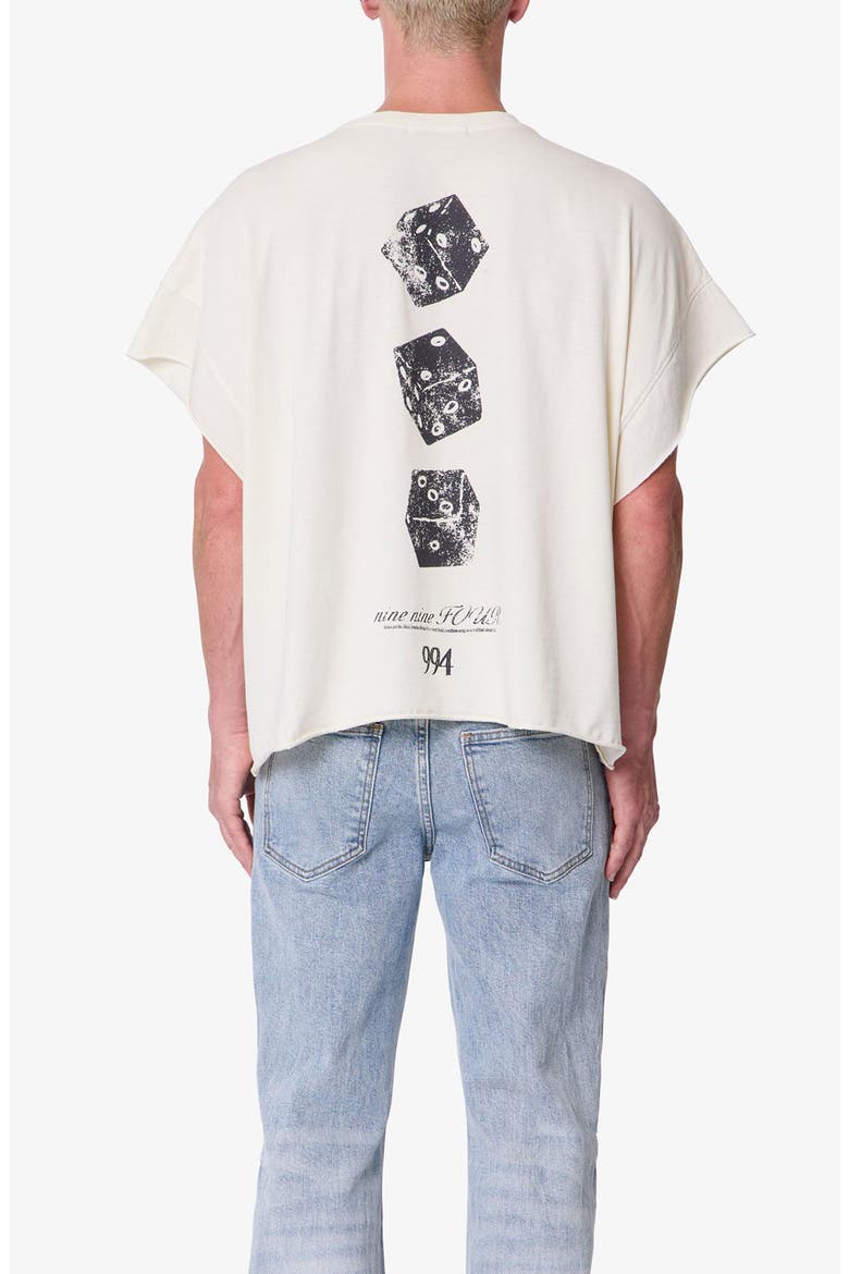 Gamble Sleeveless Graphic Cutoff T-Shirt, Alternate, color, OFF WHITE