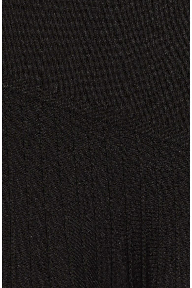 Monty Long Sleeve Midi Dress, Alternate, color, BLACK